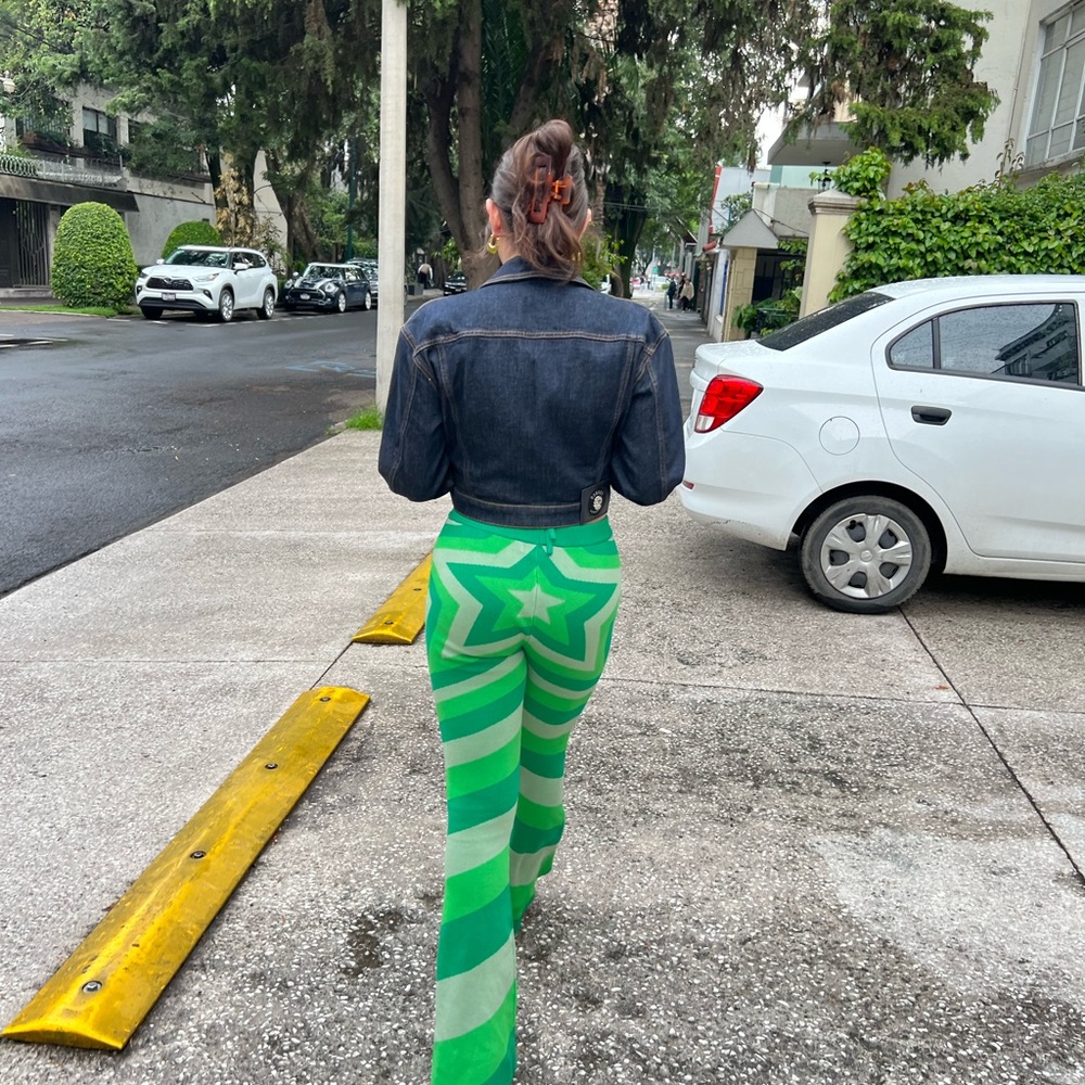 Green Star Patterned Women's Set - image 6